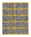 Filzgleiter sk SLIM-1,7 mm, grau, viereckig