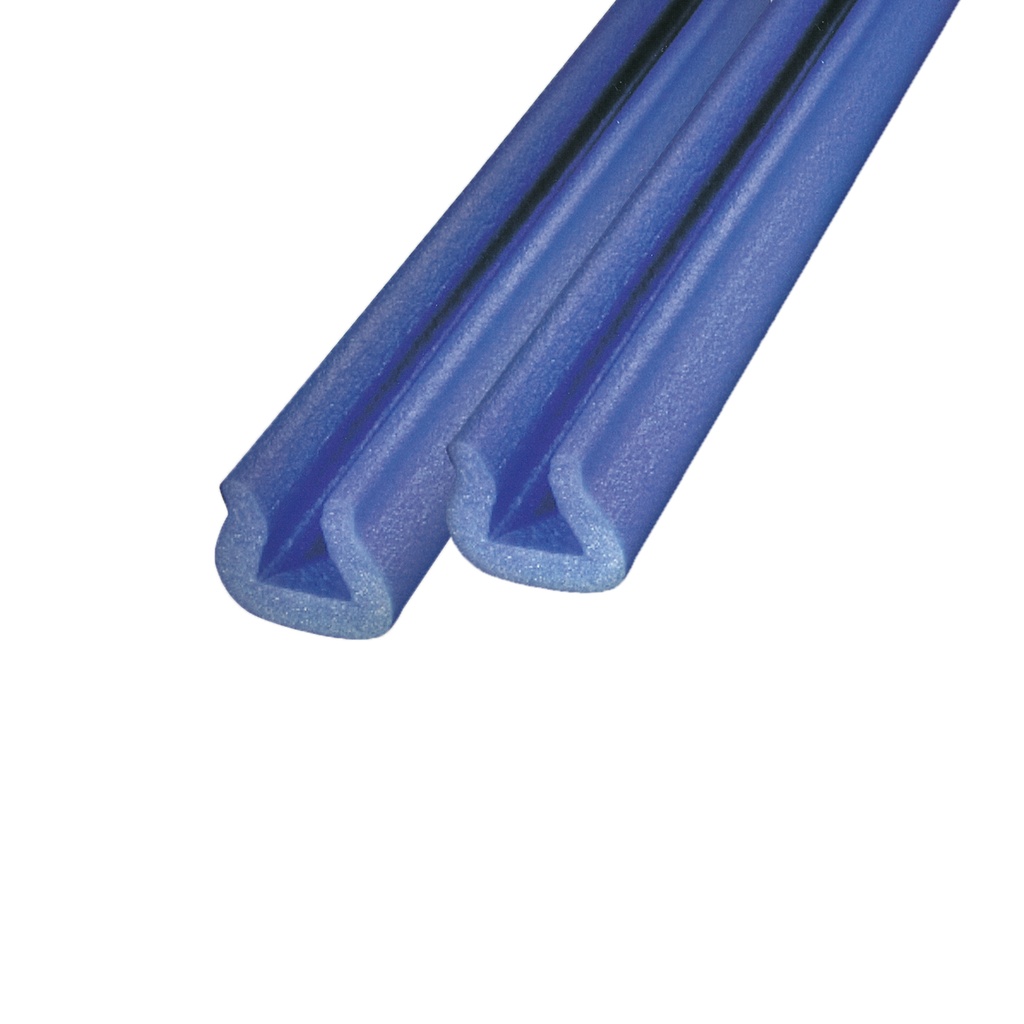 Kantenschutz-Profil aus PE-Schaum, blau, | Länge: 1 m | Für Kante mit: 60 mm (40 Stk.)