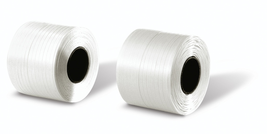 Textil-Umreifungsband (B) 9 mm (L) 500 m | Kern-Ø: 62mm | Reißfest. 300 kg