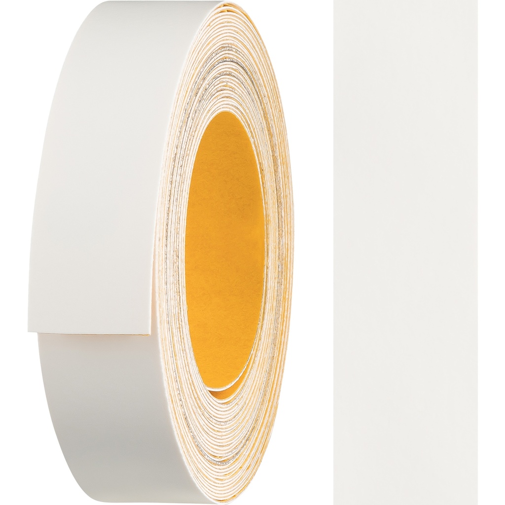 Melaminkanten-Band selbstklebend, (L) 5m | (B) 18 mm | Dekor: Weiß
