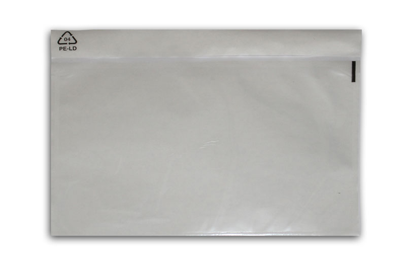Begleitpapiertaschen aus 50my LDPE (250 Stk.) | C4 | Neutral, ohne Druck