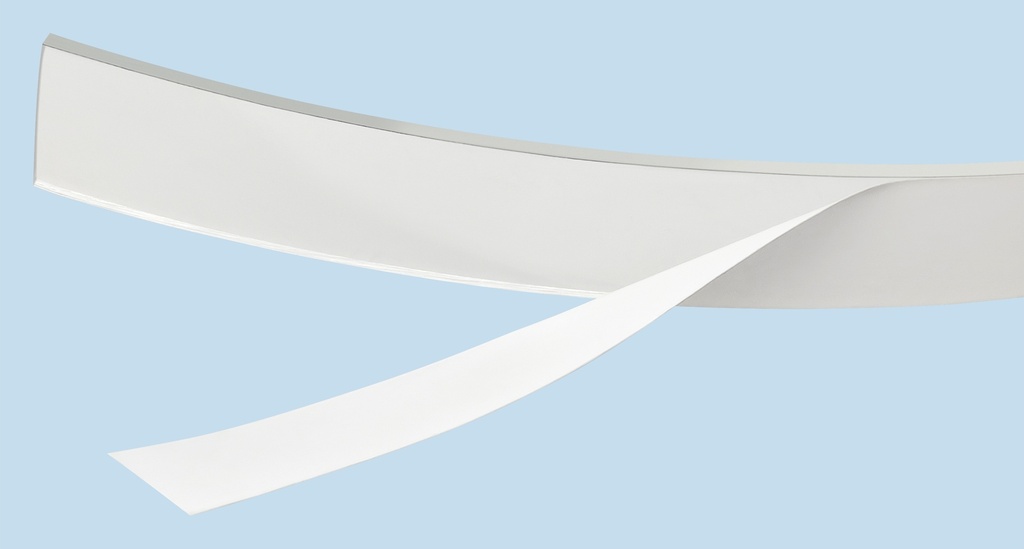 Elastikpuffer/Polyurethan - Streifen, transparent | (L) 5,5 m (B) 20mm (H) 1,6 mm