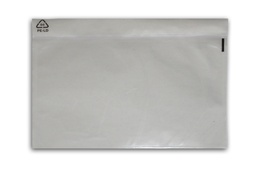 [9510V-TR05] Begleitpapiertaschen aus 50my LDPE (250 Stk.) | C5 | Neutral, ohne Druck