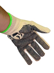 [971045V-M] Grobstrick-Handschuhe mit PVC-Noppen | Größe: M (8-Frauen)