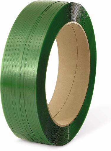 [311234] PET-Umreifungsband grün (B) 12 mm (L) 2200 m | Kern-Ø: 407 mm | Stärke 0,68 mm | Reißfest. 340 kg