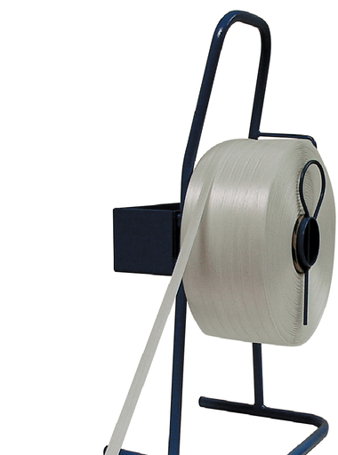 [1981] Tragbarer Abroller für Textil-Umreifungsband | für Rollenkerndurchmesser 76mm
