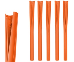 [65016CS5V-BO] ClickSTRAW Mehrweg Trinkhalm | (L) 190mm Ø 17,3mm Bright Orange (5 Stk.)